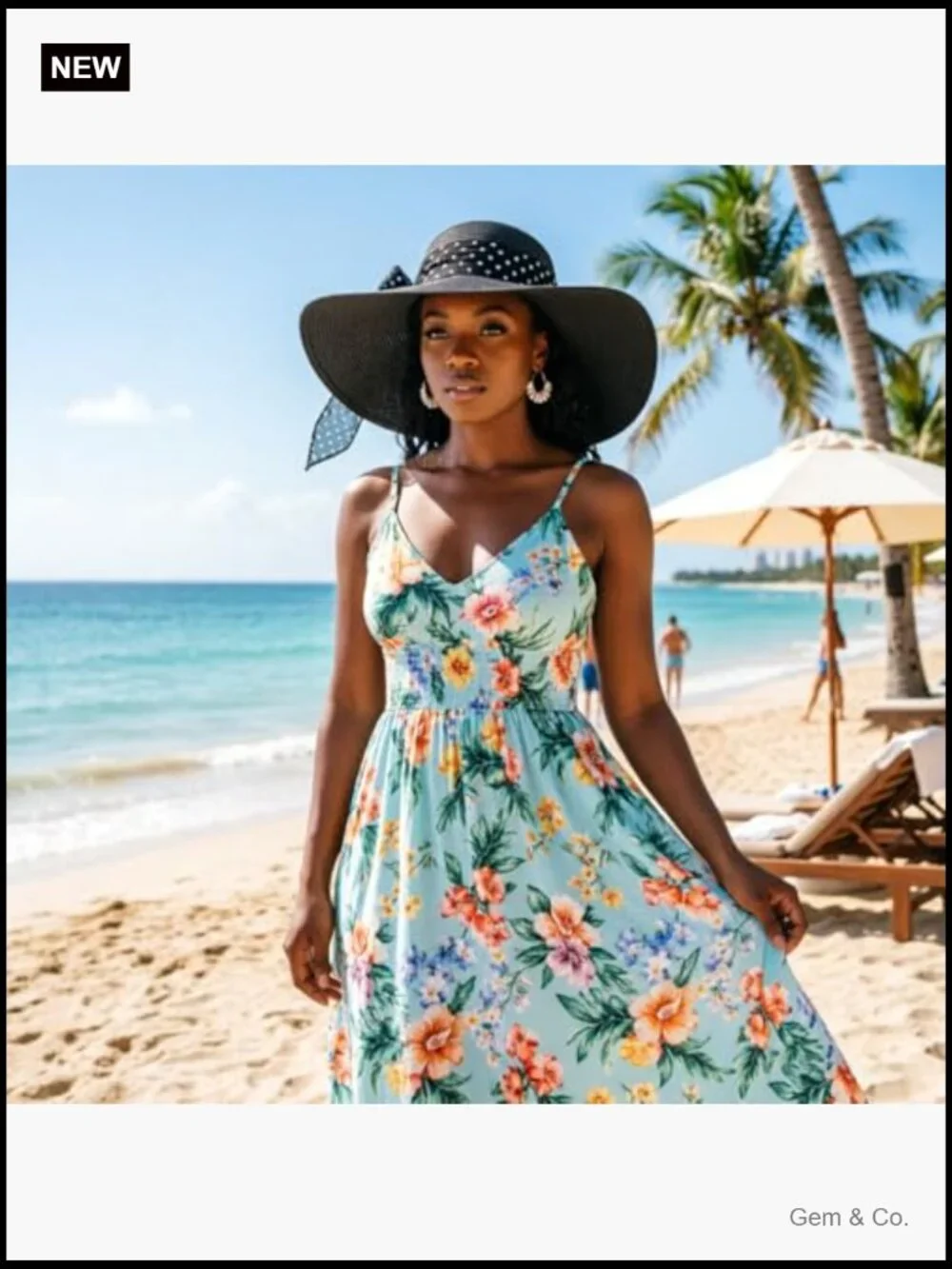 Wide Brim Sun Hat Floppy Foldable Beach Hat UPF 50 Straw